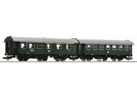 Set de 2 vagoane tren local DB  - H0 Roco 6200038